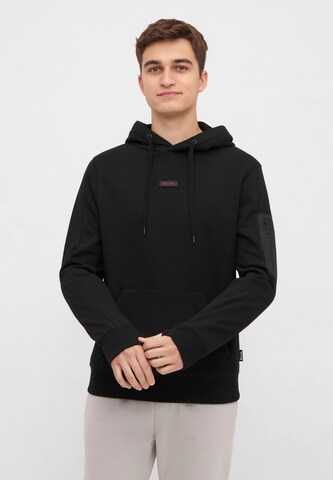 BENCH Sweatshirt in Schwarz: Vorderseite
