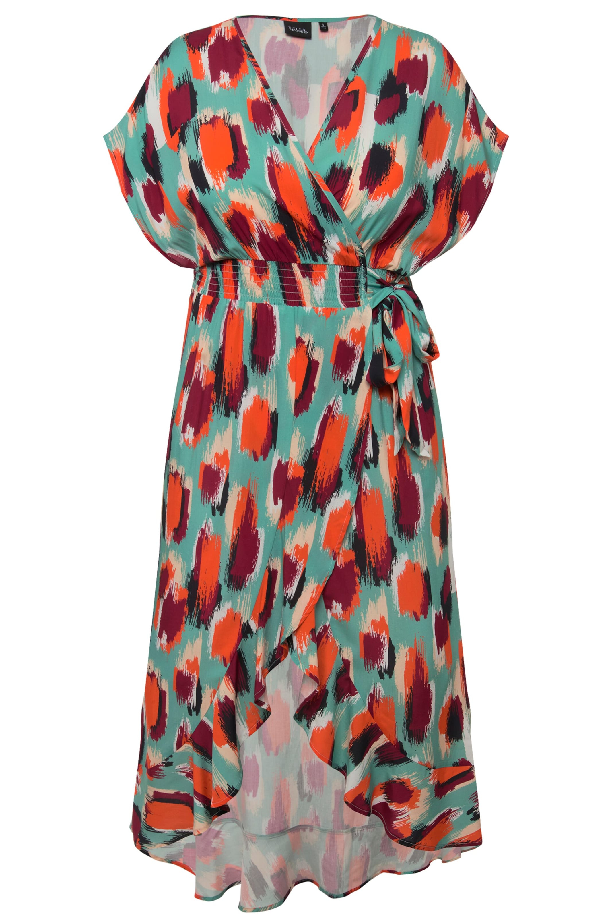 Ulla Popken Strandjurk in Blauw: voorkant