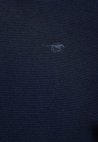 MUSTANG Strickjacke 'Escondido' in Blau