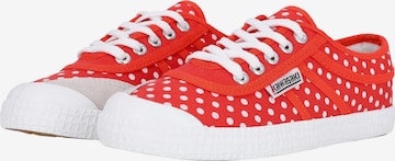 KAWASAKI Sneakers laag 'Polka' in Rood