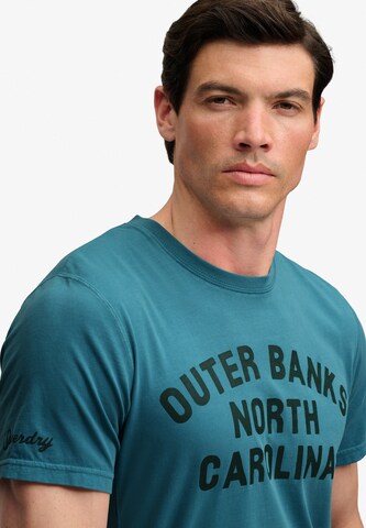 T-Shirt Superdry & Co en bleu