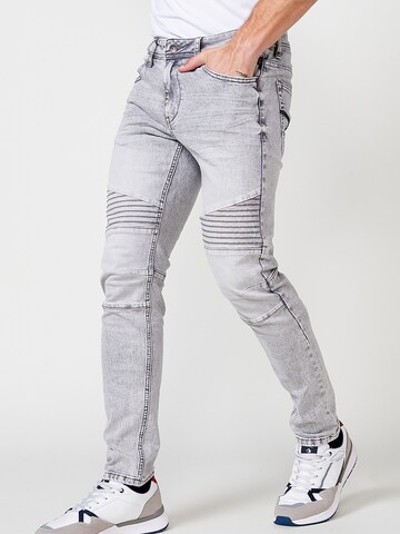 KOROSHI Skinny Jeans in Grau: Vorderseite