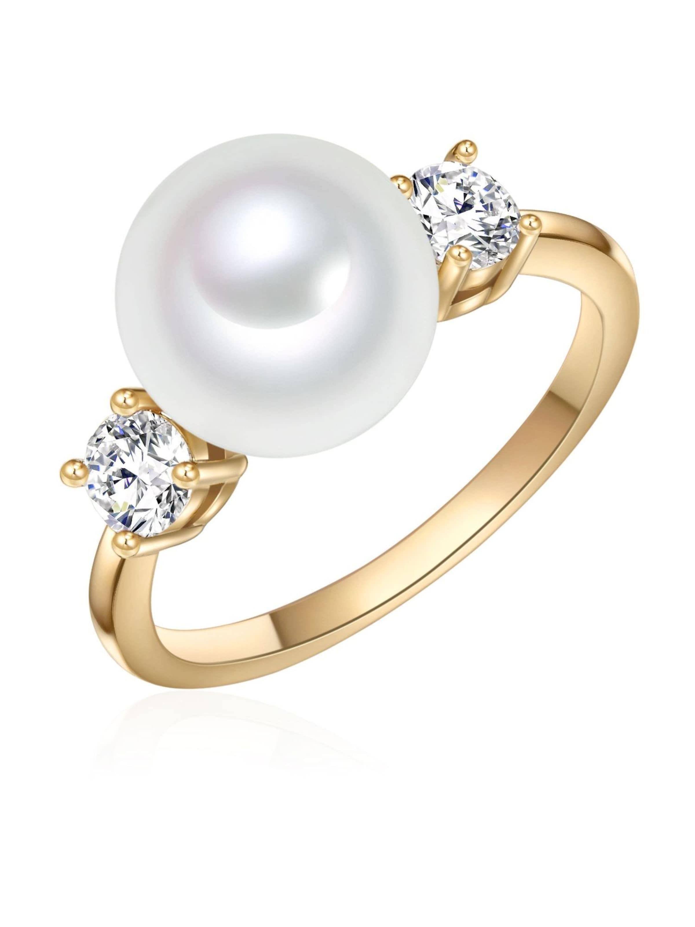 Lulu & Jane Ring in Gold: Vorderseite