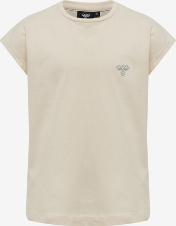 T-Shirt Hummel en beige : devant