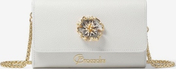 Braccialini - Bolso de noche 'Lady Wallet' en blanco: frente