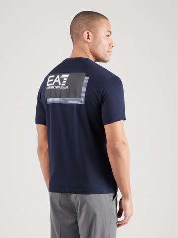 EA7 Emporio Armani - Camiseta en azul: frente