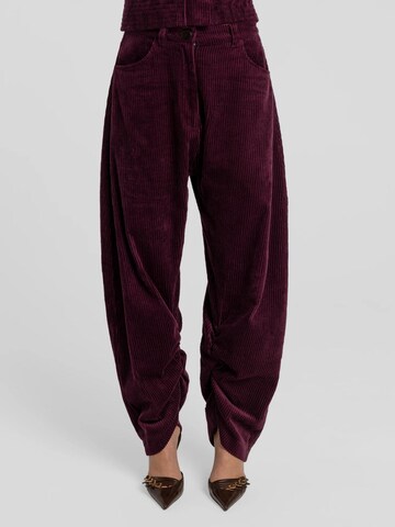 Regular Pantalon 'Barro' mandragora en violet