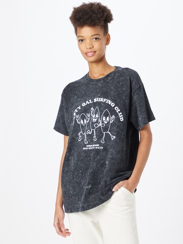 Nasty Gal T-Shirt in Grau: Vorderseite