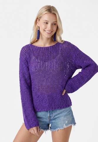 IZIA - Jersey en lila: frente