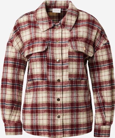 VILA Between-Season Jacket 'SARAS' in Cream / Dark blue / Wine red, Item view