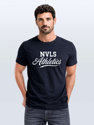 Neverless Shirt 'NVLS Athletics' in Blue: front
