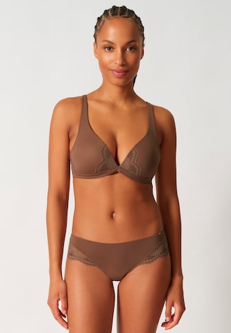 Triangle Soutien-gorge Skiny en gris : devant