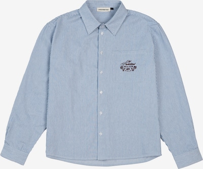 Prohibited Hemd 'Club Dress' in hellblau / braun / weiß, Produktansicht