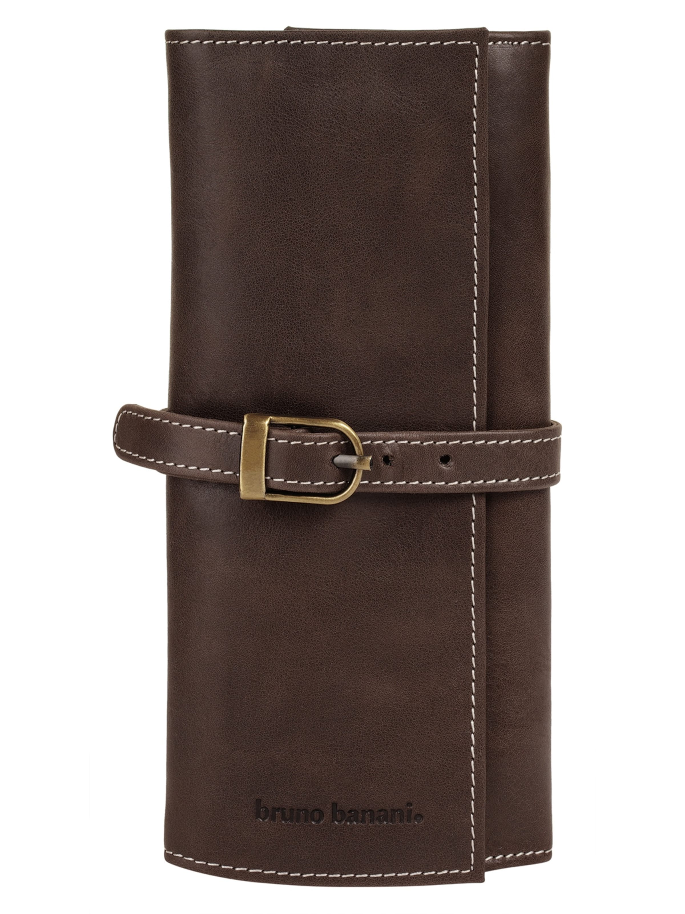 Boîte à bijoux 'Schmuckrolle' Bruno Banani en marron : devant