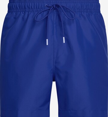 Calvin Klein Swimwear Board Shorts in Blue: front