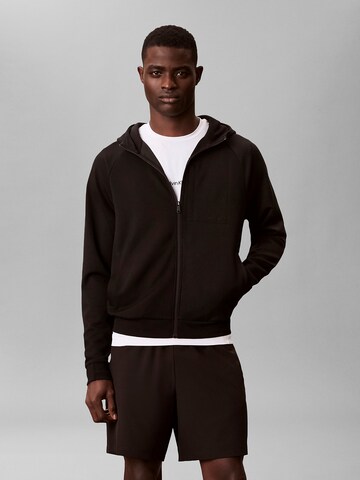 Calvin Klein Sweat jacket in Brown: front