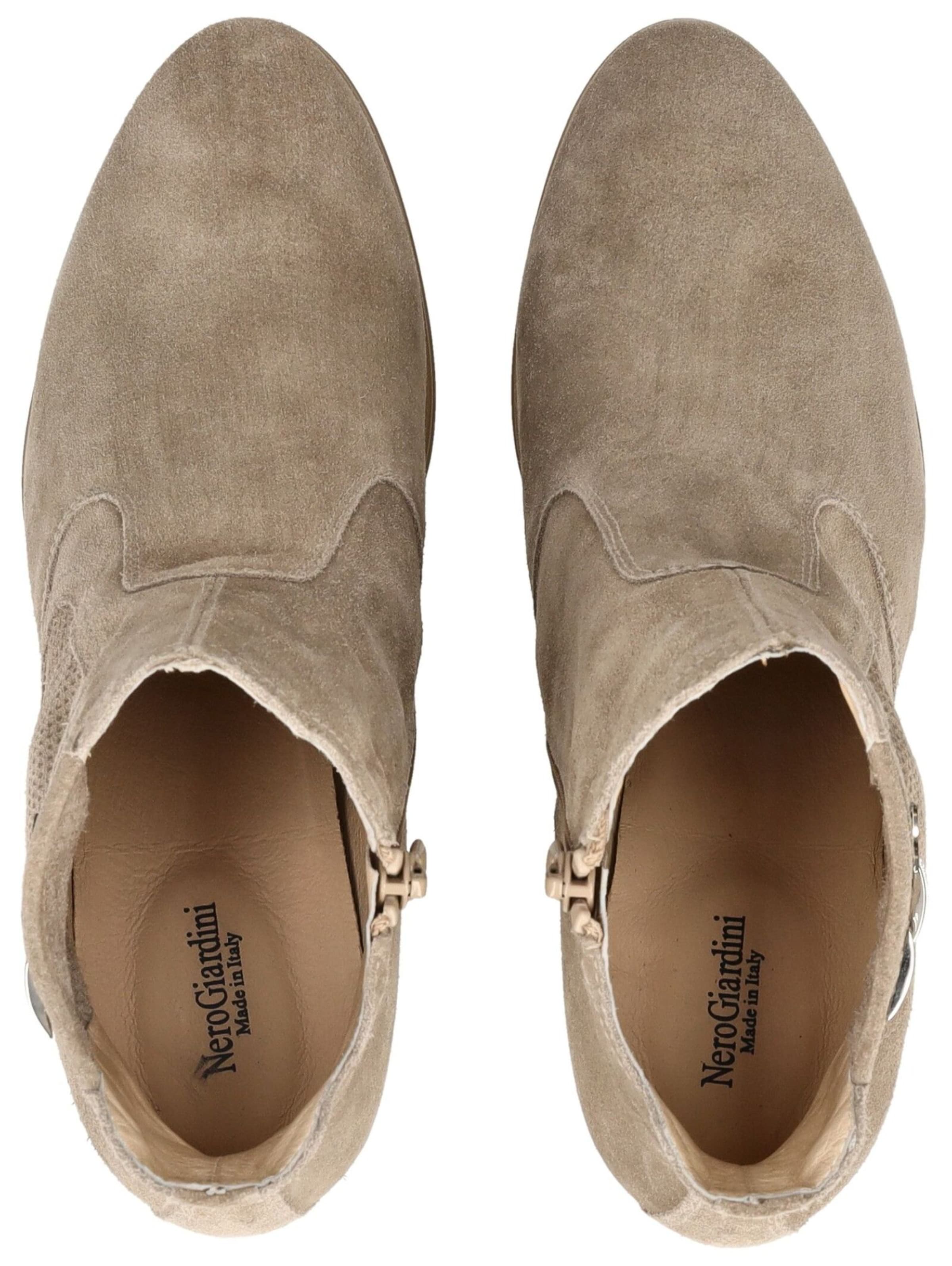 Bottines Nero Giardini en beige