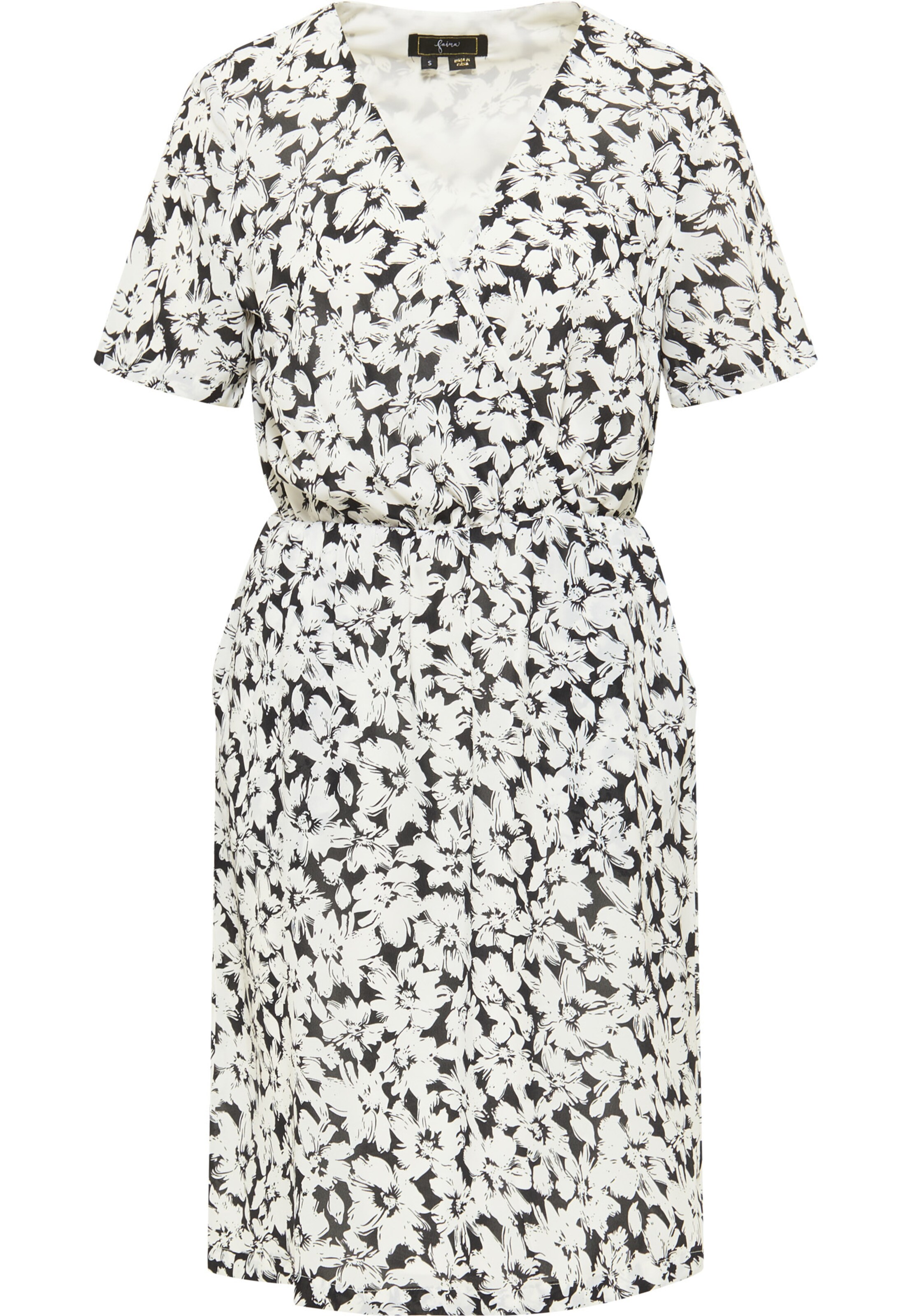 faina Zomerjurk in Zwart: voorkant