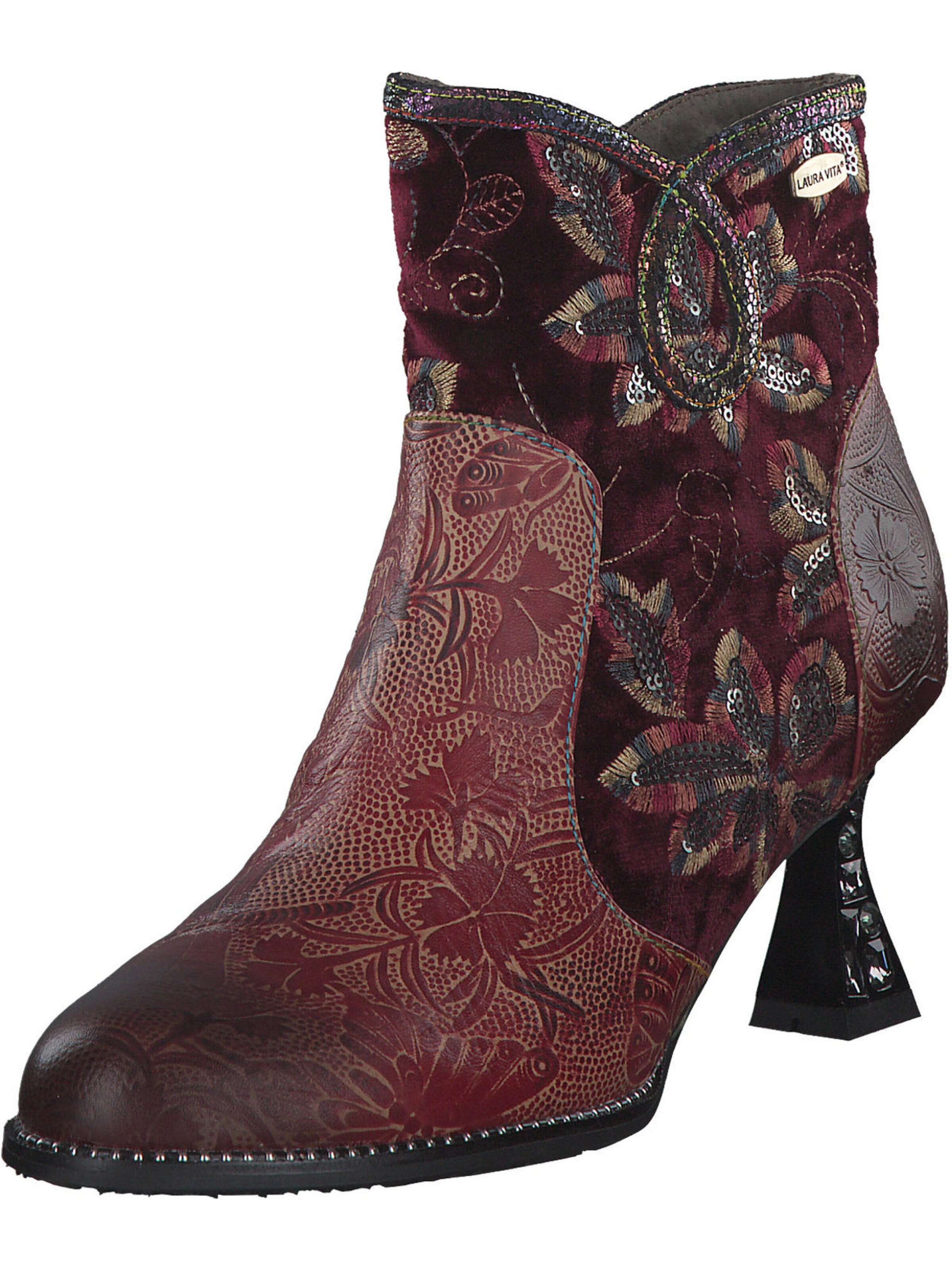 Bottines 'Oliveo 01' Laura Vita en rouge : devant