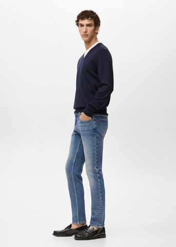 MANGO MAN Regular Jeans 'Jan' in Blue