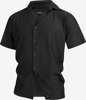Chemise 'Lamgo' INDICODE JEANS en noir : devant