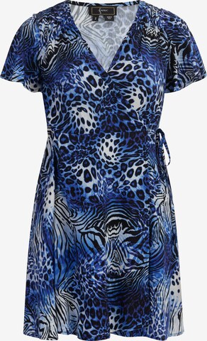 faina Dress in Blue: front