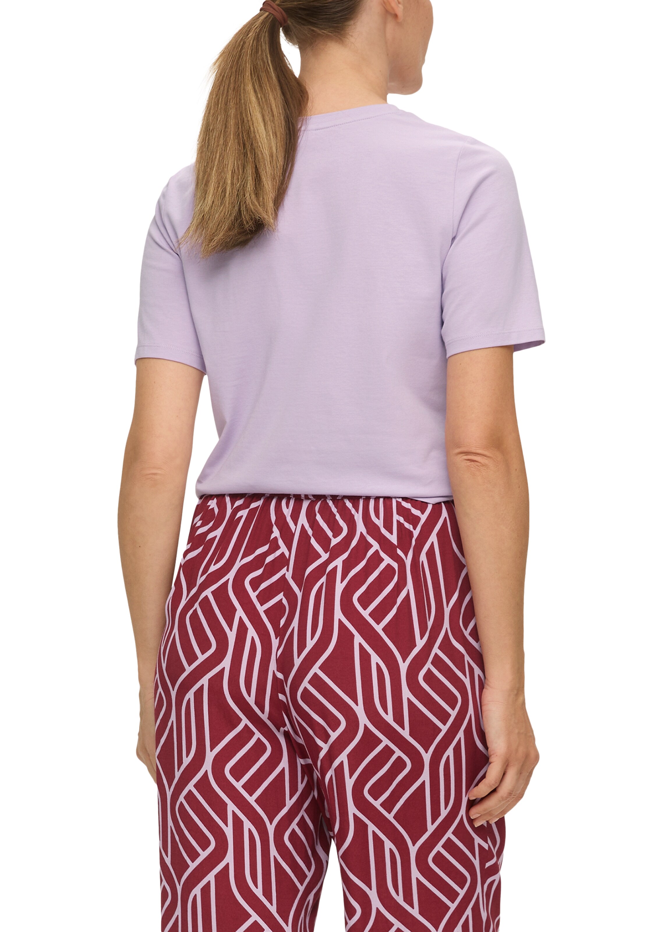 s.Oliver BLACK LABEL Shirt in Purple