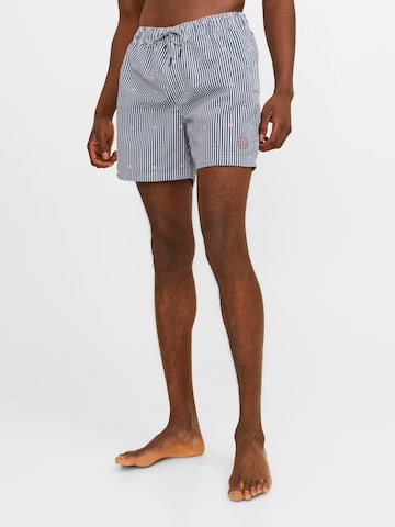 JACK & JONES Board Shorts 'FIJI' in Blue: front