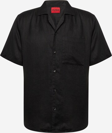 Chemise 'Ellino' HUGO en noir : devant