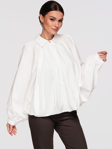 Ombre Blus i vit: framsida