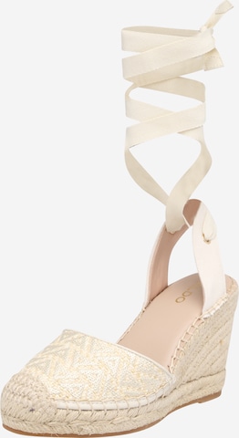 ALDO - Zapatos destalonado 'EFEMINA' en beige: frente