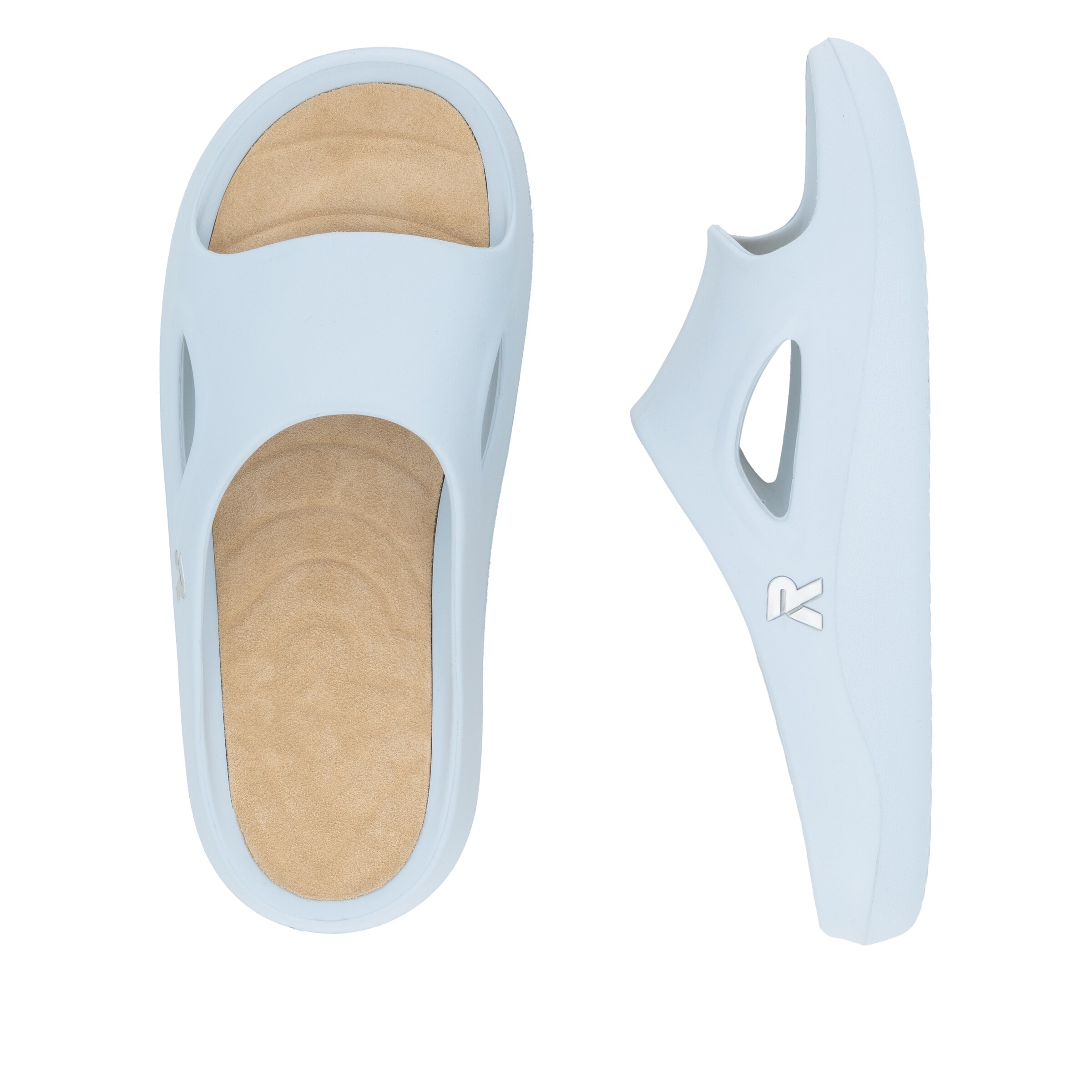 Mule Rieker Sport en bleu