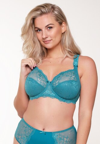 LingaDore T-shirt Bra in Blue: front