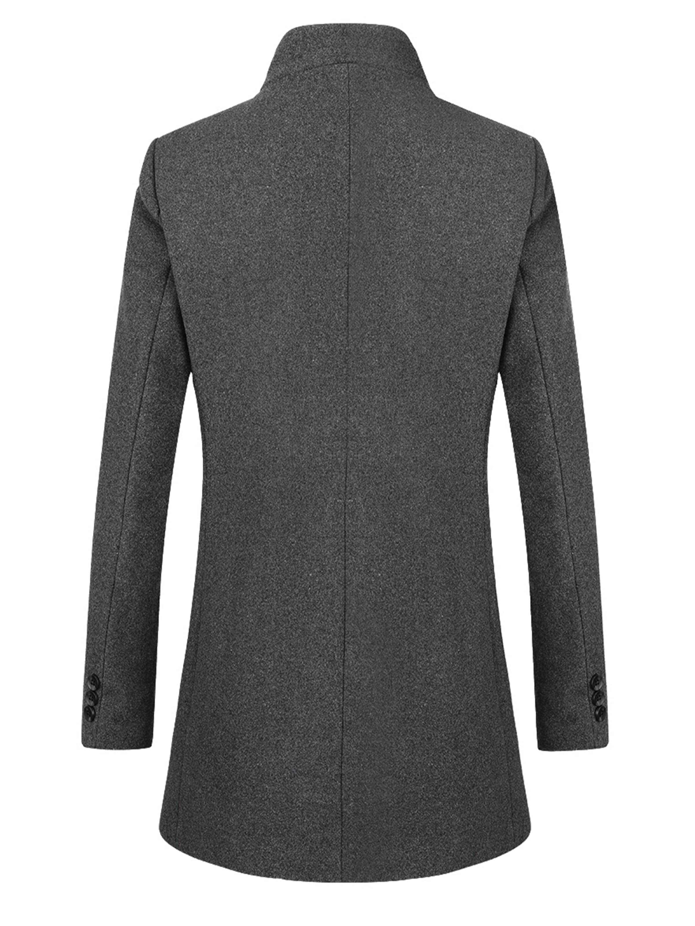 ALLTHEMEN Winter Coat 'Tuchfühlung' in Grey