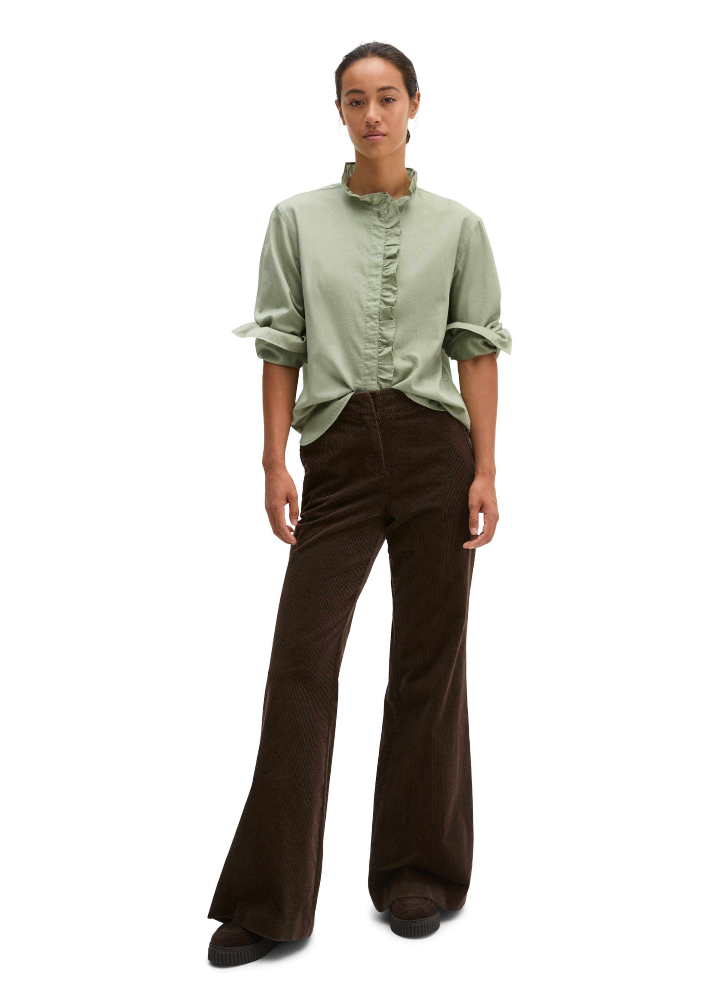 Marc O'Polo Blouse in Green: front