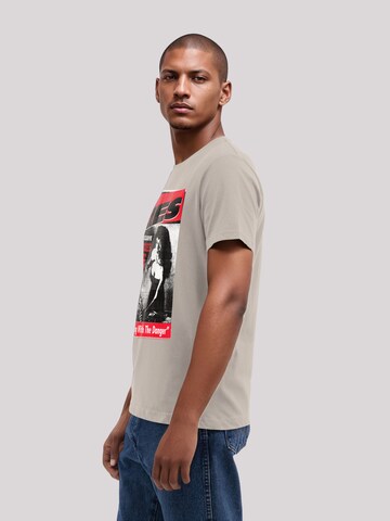 T-Shirt 'Guns N' Roses Lies' F4NT4STIC en beige