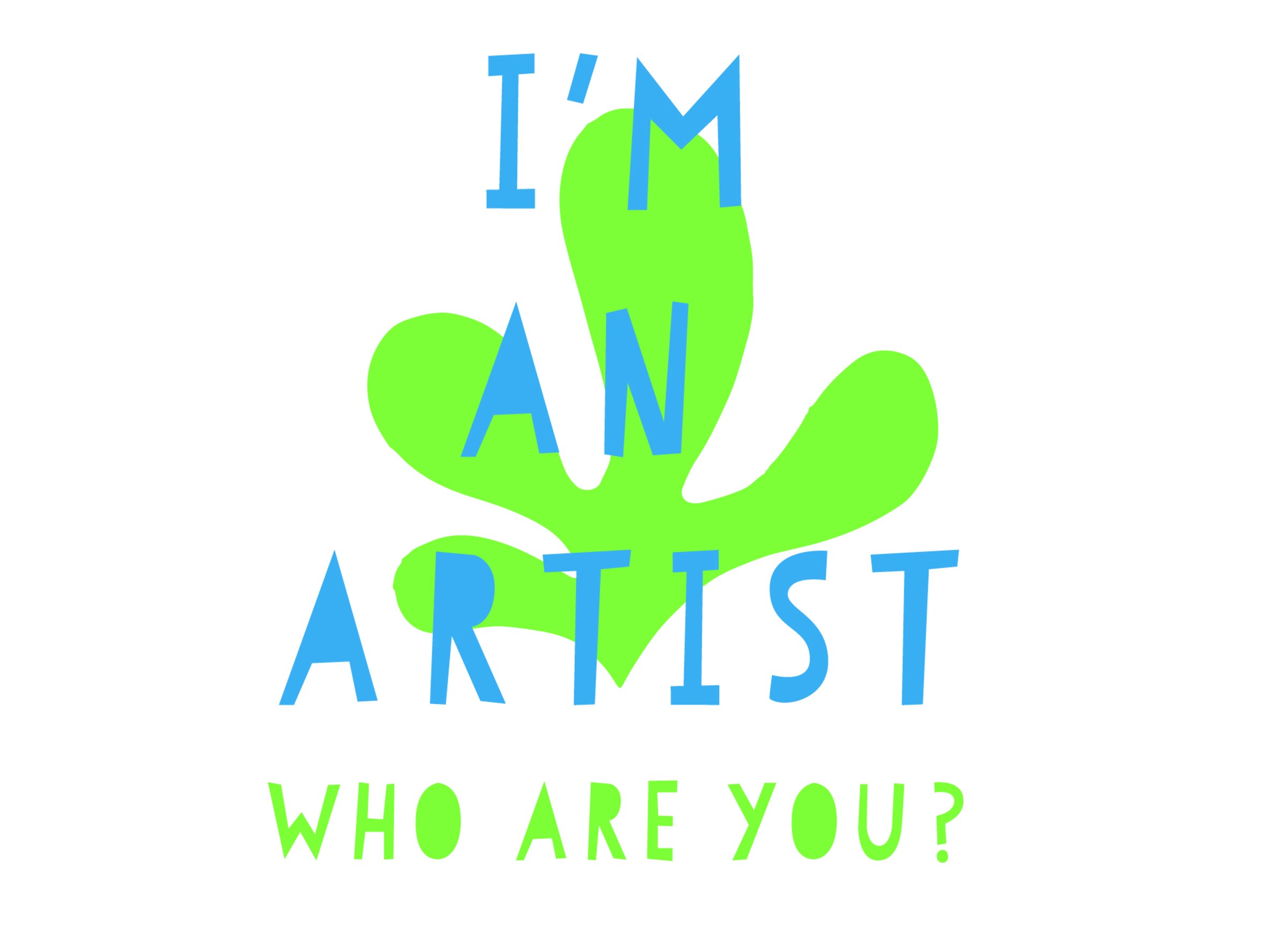 LILIPUT Shirt 'I'm an Artist' in Yellow