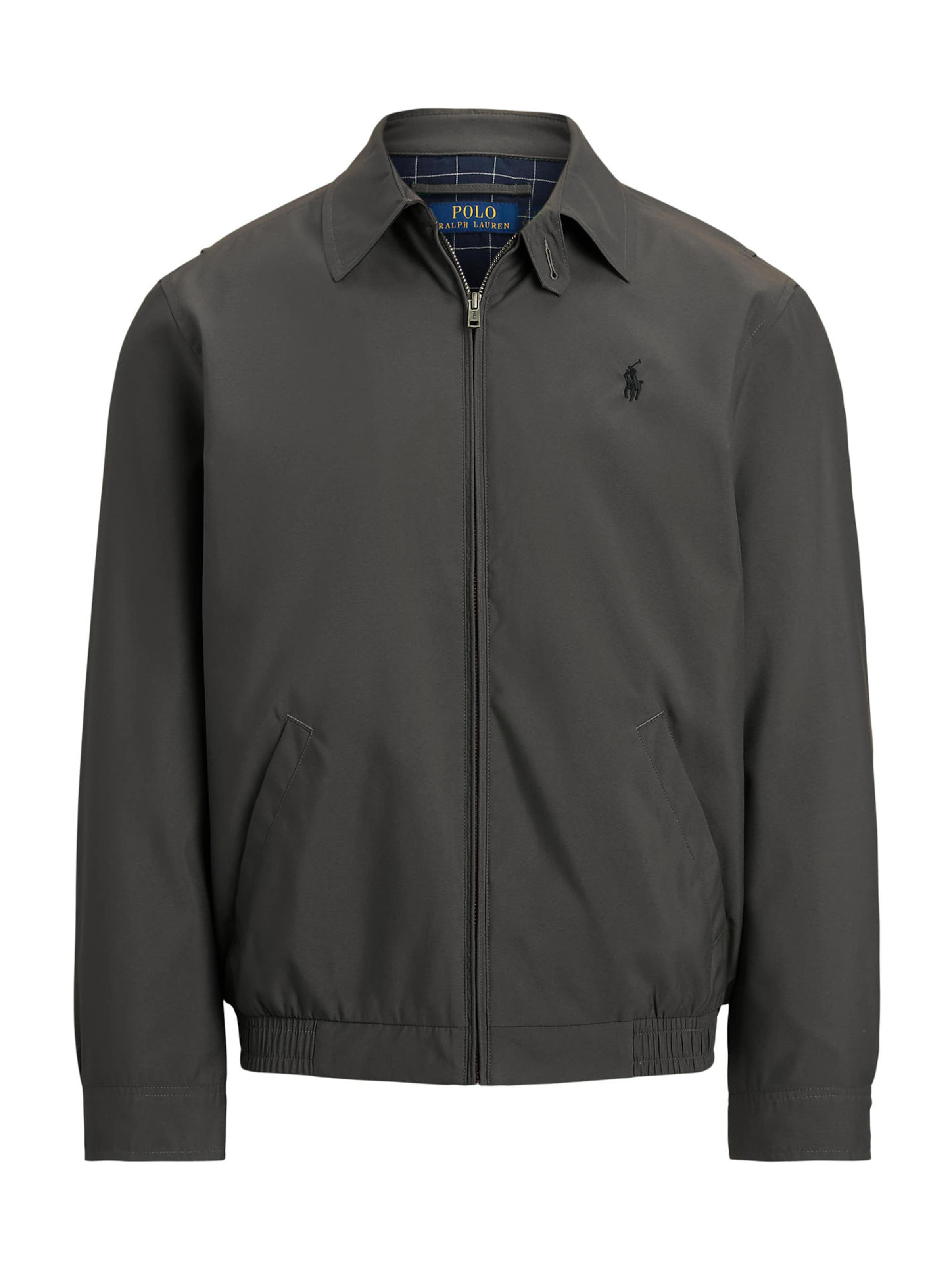 Polo Ralph Lauren Преходно яке в сиво: отпред