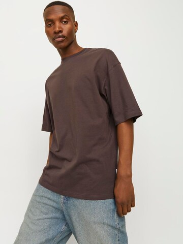 Maglietta 'JJECharge' di JACK & JONES in marrone