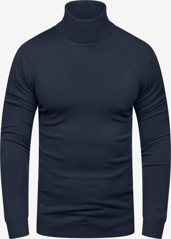 behype Pullover 'TIBERIUS' in Blau: predná strana