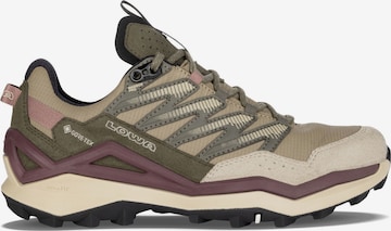 LOWA Lace-Up Shoes 'MADDOX PRO GTX LO Ws' in Beige: front