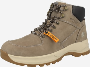 Boots stringati di Dockers by Gerli in grigio: frontale