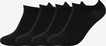 s.Oliver Ankle Socks in Black: front