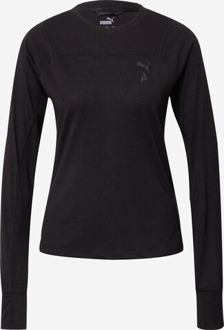 PUMA Performance Shirt in Black: front