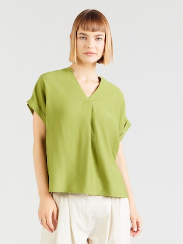 Sublevel - Blusa en verde: frente