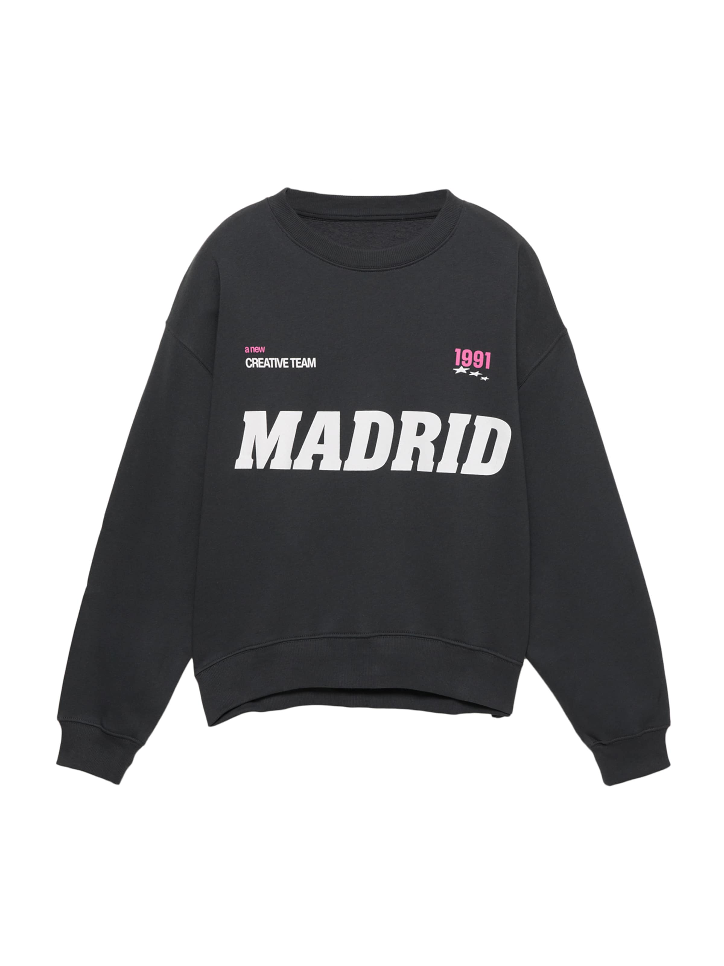 Pull&amp;Bear Sweatshirt &#x27;MADRID&#x27; in Grijs: voorkant