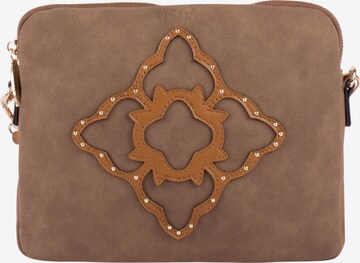 usha FESTIVAL Crossbody bag in Brown: front