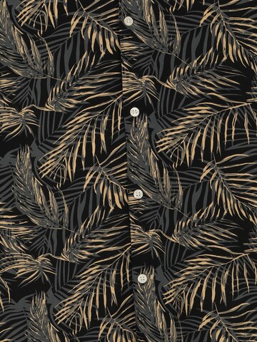 Jack & Jones Plus Regular fit Skjorta 'JJEJeff Tropical' i svart
