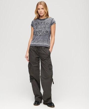 Superdry Loose fit Cargo trousers in Black