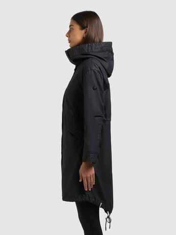 Manteau mi-saison 'Nele' khujo en noir